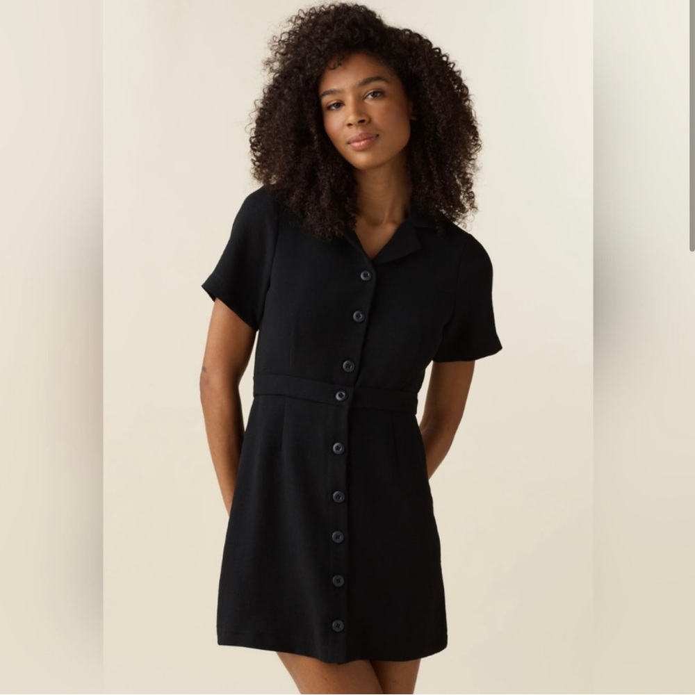 VETTA Capsule Two Piece Notch Collar Dress